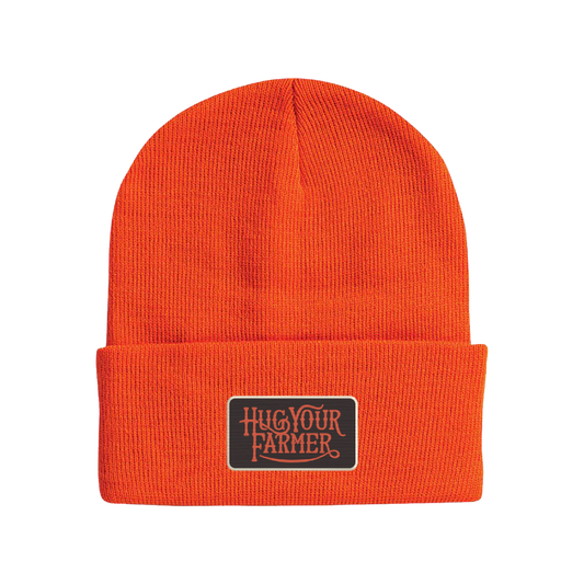 Cuffed Beanie - Blaze Orange