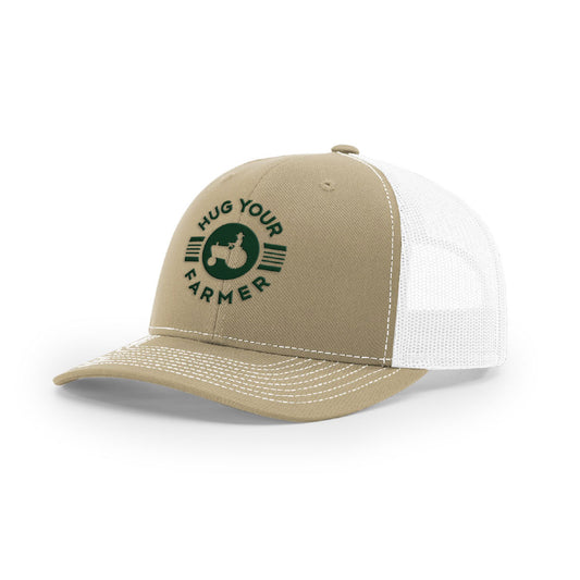 Hat- Trucker- Khaki/White